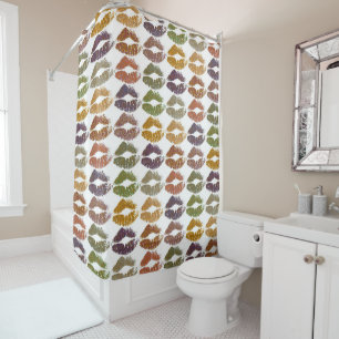 Stylish Colourful Lips #25 Shower Curtain