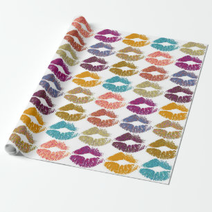 Stylish Colourful Lips #29 Wrapping Paper