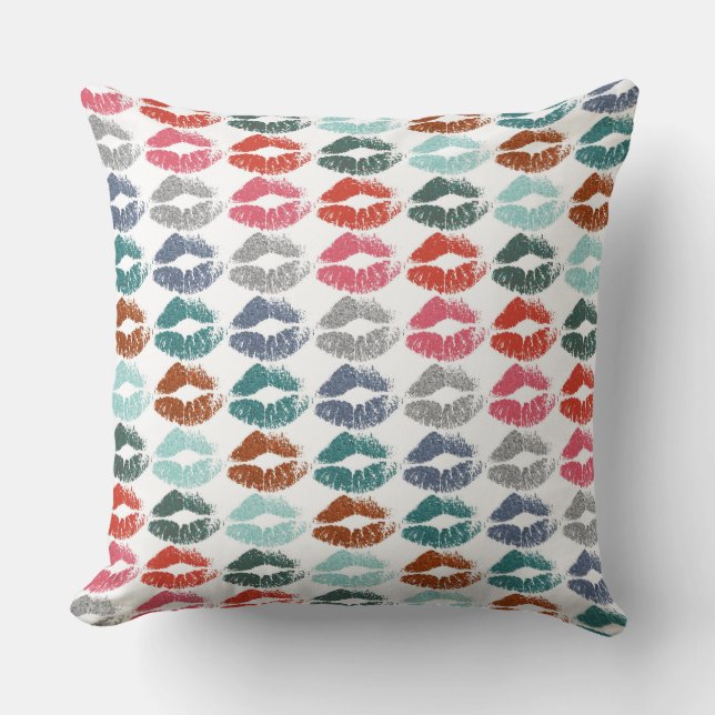 Stylish Colourful Lips #33 Cushion (Front)