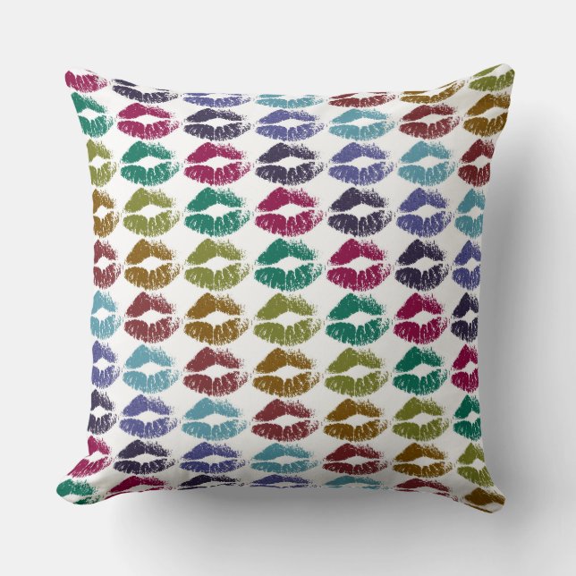 Stylish Colourful Lips #35 Cushion (Front)