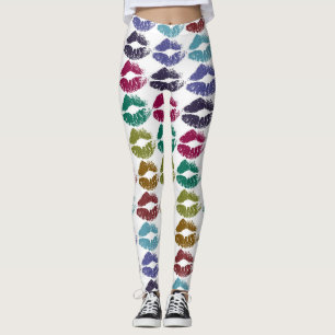Stylish Colourful Lips #35 Leggings