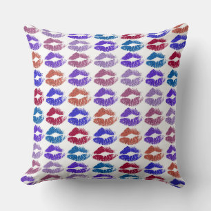 Stylish Colourful Lips #37 Cushion
