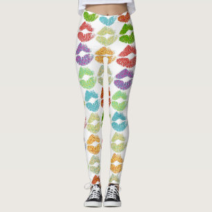 Stylish Colourful Lips #5 Leggings