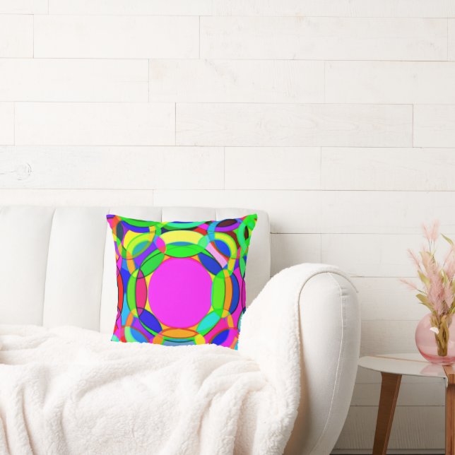 Stylish Colours Patterns Art Cushion (Couch)