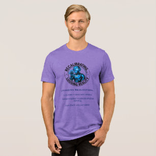 Stylish Colours - Robots Reality Check Tri-Blend Shirt