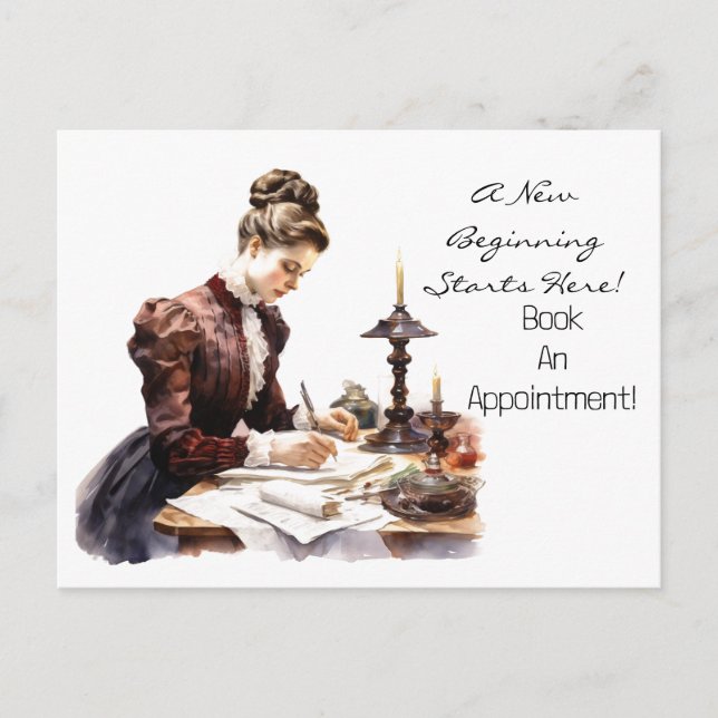 Stylish Company Business Postcard (Front)