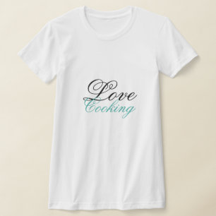 Stylish Cooking Themed T-Shirt