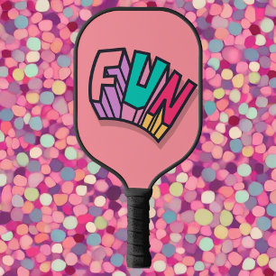 Stylish Cool Colourful  "Fun" Girly Pink Sports  Pickleball Paddle