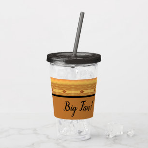 Stylish Copper Fan Acrylic Tumbler
