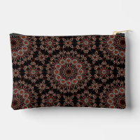 Stylish Copper & Rose Gold Mandala Dot Design