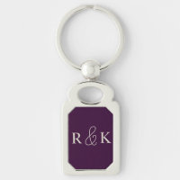 Stylish couples initials monogrammed 