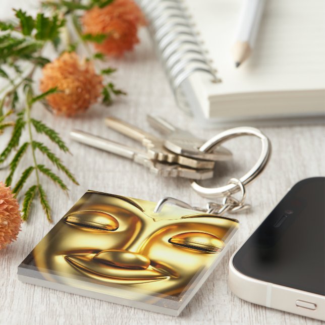 Stylish Custom Keychain (Front Right)