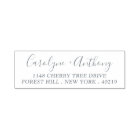 Stylish Custom Name & Address Self Inking Stamp