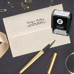 Stylish Custom Name & Address Self Inking Stamp<br><div class="desc">Stylish Custom Name & Address Self Inking Stamp.</div>