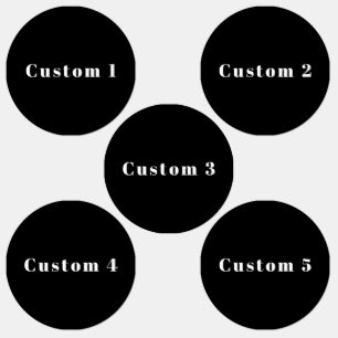 Stylish Custom Name or other Text Black & White