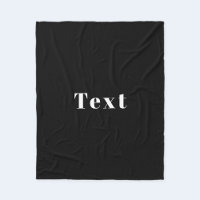 Stylish Custom Name or other Text | Black & White
