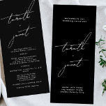 Stylish Custom Names Wedding Ceremony Program Programme<br><div class="desc">*Part of a collection

Stylish Custom Names Wedding Ceremony Program</div>
