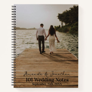Stylish Custom Photo Wedding Guest Book