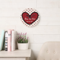 Stylish Cute Heart Pattern Monogram Personalised