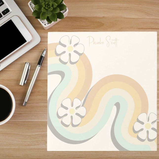 Stylish Cute Trendy Girly Retro Simple Notepad (Creator Uploaded)