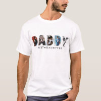 Stylish DADDY 5 Photo Collage Happy Father's Day