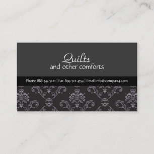 Stylish Damask Business Card