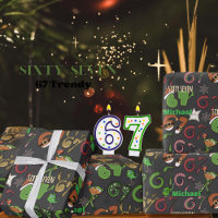 Stylish Dark Gray Trendy Sixty Seven / 67