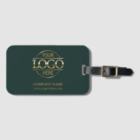 Stylish Dark Green Corporate Company Business Logo
