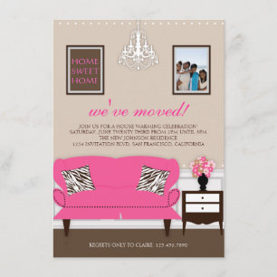 Stylish Decor Housewarming Invite