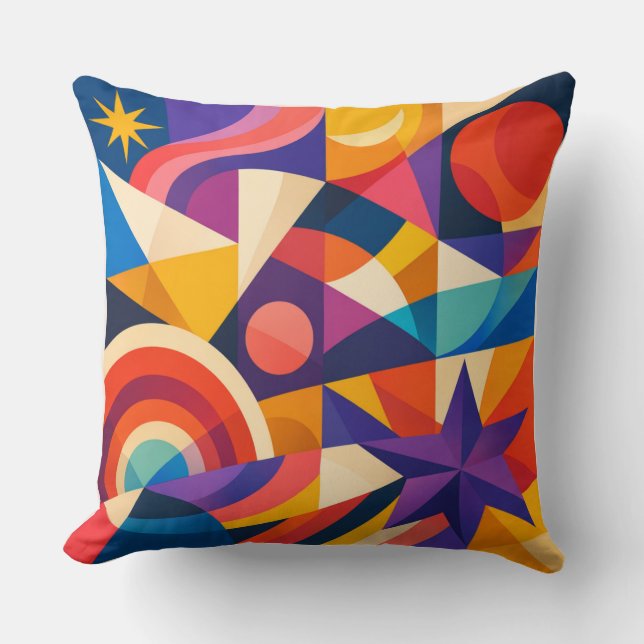 Stylish Decorative Throw Pillow | Modern & Cosy Ho (Front)
