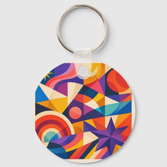 Stylish Decorative Throw Pillow | Modern & Cosy Ho Key Ring (Front)