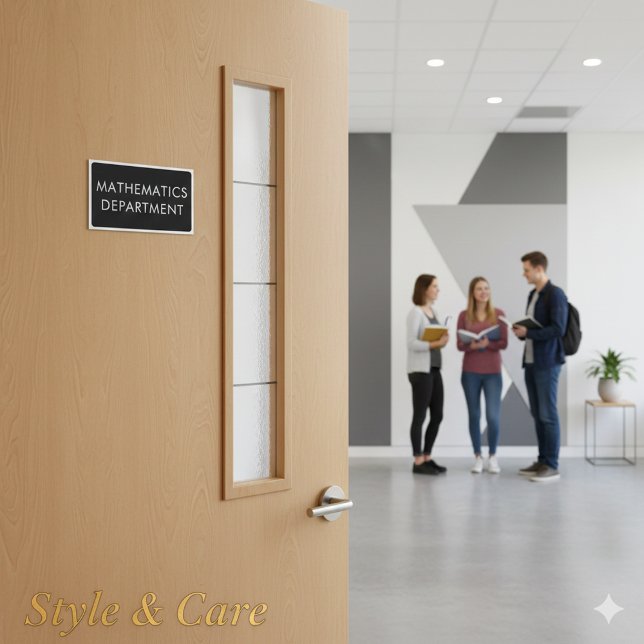 Stylish Department Room Name Sticker for Workspace (Stylish Department Room Name Sticker for Workspace)