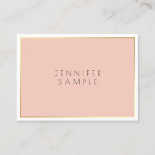 Stylish Design Elegant Sleek Professional Modern Business Card