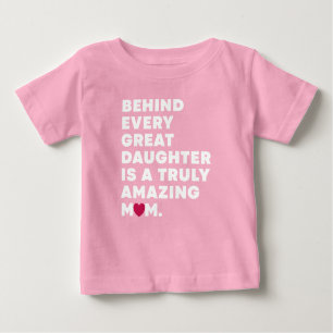 Stylish Design Expression text for Mothers day  Baby T-Shirt