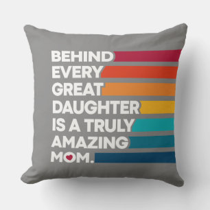 Stylish Design Expression Text for Mothers Day  Cushion