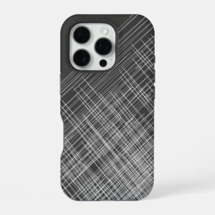Stylish Design on Dark Grey iPhone 16 Pro Case
