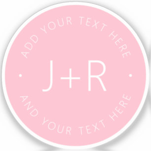 Stylish DIY Couples Monogram & Editable