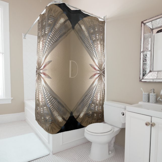 Stylish Dramatic Shower Curtain (In Situ)