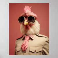 Stylish Easter Chicken Commander