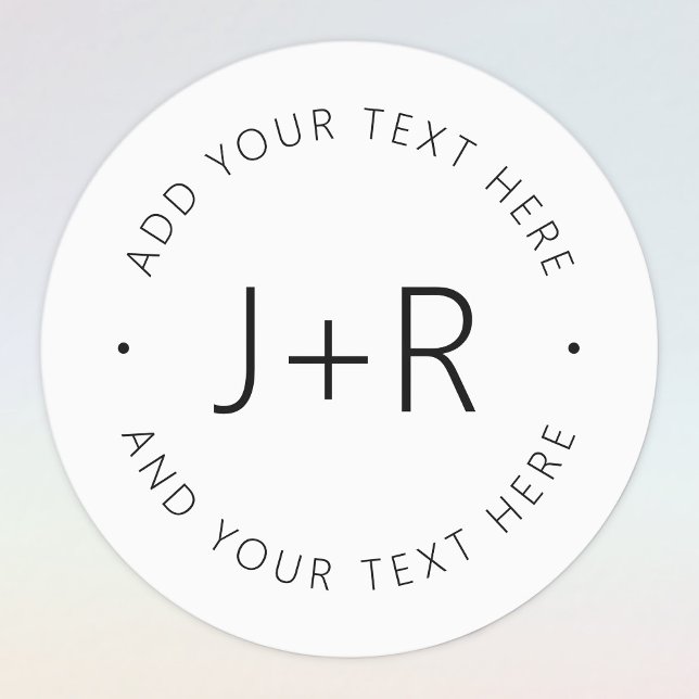 Stylish Editable Monogram & Text Waterproof (Creator Uploaded)