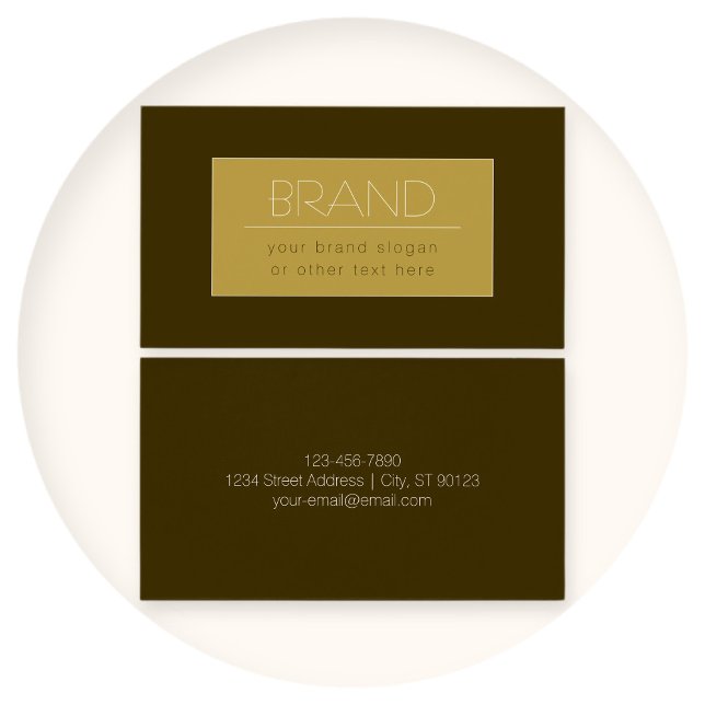 Stylish Editable Text Template | Vintage Gold (Creator Uploaded)