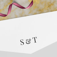 Stylish Elegant Couple Wedding Monogram Ampersand