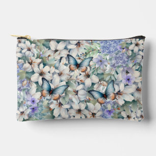 Stylish & Elegant Floral Butterflies Cosmetic Bag
