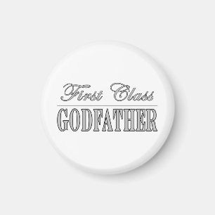 Stylish Elegant Godfathers : First Class Godfather Magnet