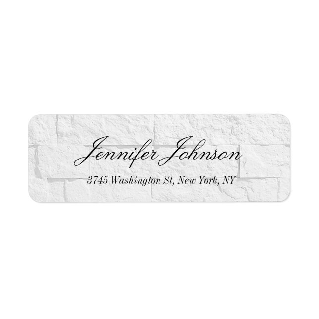 Stylish Elegant Light Grey Wall Handwriting Modern (Front)