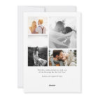 Stylish Elegant Merry and Married Photo Collage