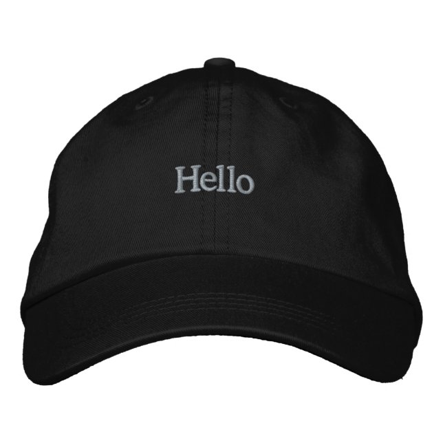 Stylish Embroidered Hats or Caps (Front)