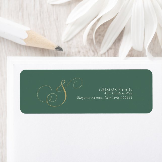 Stylish Emerald Green Wedding (Insitu)