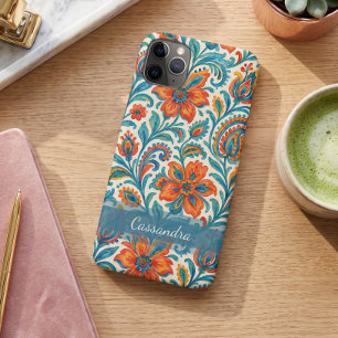 Stylish Ethnic Colourful Paisley Floral Art Patter Case-Mate iPhone Case