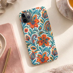 Stylish Ethnic Colourful Paisley Floral Art Patter Case-Mate iPhone Case